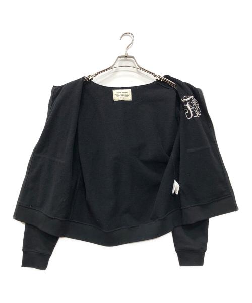 BEAMS（ビームス）BEAMS (ビームス) FUTURE ARCHIVE / EMBLEM ZIP HOODIE ブラック サイズ:Mの古着・服飾アイテム