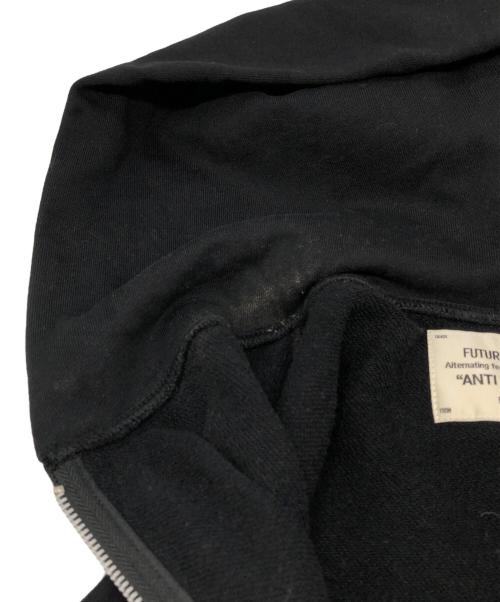 BEAMS（ビームス）BEAMS (ビームス) FUTURE ARCHIVE / EMBLEM ZIP HOODIE ブラック サイズ:Mの古着・服飾アイテム