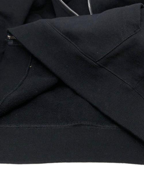 BEAMS（ビームス）BEAMS (ビームス) FUTURE ARCHIVE / EMBLEM ZIP HOODIE ブラック サイズ:Mの古着・服飾アイテム