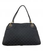 GUCCIグッチ）の古着「GGキャンバス ショルダーバッグ」｜ブラック