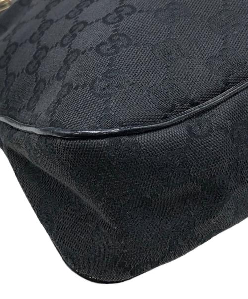 GUCCI（グッチ）GUCCI (グッチ) GGキャンバス ショルダーバッグ ブラック サイズ:下記参照の古着・服飾アイテム
