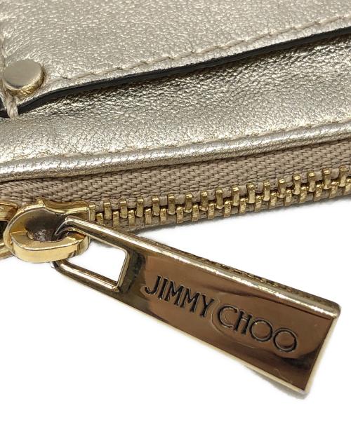 JIMMY CHOO（ジミーチュウ）JIMMY CHOO (ジミーチュウ) NANCY スタースタッズコインケース シャンパンゴールド サイズ:下記参照の古着・服飾アイテム