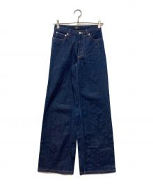 A.P.C.（アーペーセー）の古着「フレアデニムパンツ」｜ブルー