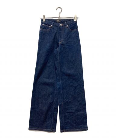 中古・古着通販】A.P.C. (アーペーセー) フレアデニムパンツ ブルー