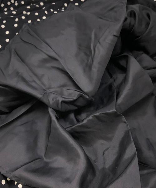 SINME（シンメ）SINME (シンメ) ドットロングワンピース ブラック サイズ:Sの古着・服飾アイテム