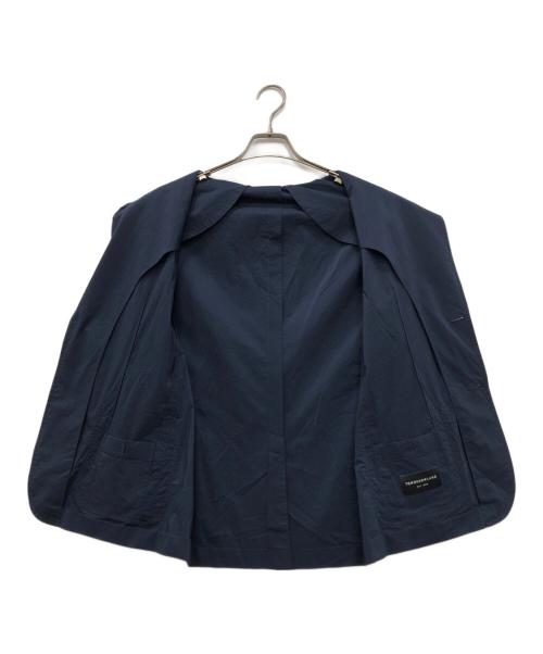 TOMORROW LAND（トゥモローランド）TOMORROW LAND (トゥモローランド) コンパクトナイロン シングルブレステッド2Bジャケット ネイビー サイズ:Sの古着・服飾アイテム