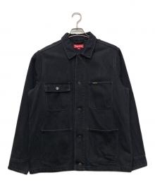 SUPREME（シュプリーム）の古着「NY Tapestry Denim Chore Coat」｜ブラック