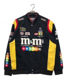 JH Design（ジェイエイチデザイン）の古着「m&m's レーシングジャケット」｜ブラック×イエロー