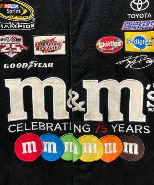 JH Design（ジェイエイチデザイン）JH Design (ジェイエイチデザイン) m&m's レーシングジャケット ブラック×イエロー サイズ:XLの古着・服飾アイテム