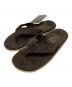 ISLAND SLIPPER（アイランドスリッパ）の古着「スウェードサンダル」｜ブラウン