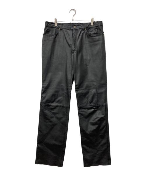 HARLEY-DAVIDSON（ハーレーダビッドソン）HARLEY-DAVIDSON (ハーレーダビッドソン) レザーパンツ ブラック サイズ:38の古着・服飾アイテム