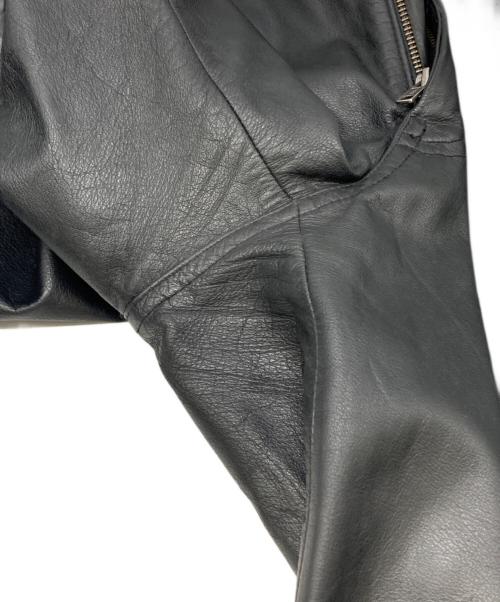 HARLEY-DAVIDSON（ハーレーダビッドソン）HARLEY-DAVIDSON (ハーレーダビッドソン) レザーパンツ ブラック サイズ:38の古着・服飾アイテム