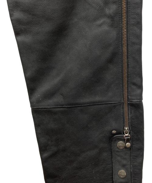 HARLEY-DAVIDSON（ハーレーダビッドソン）HARLEY-DAVIDSON (ハーレーダビッドソン) レザーチャップス ブラック サイズ:XLの古着・服飾アイテム