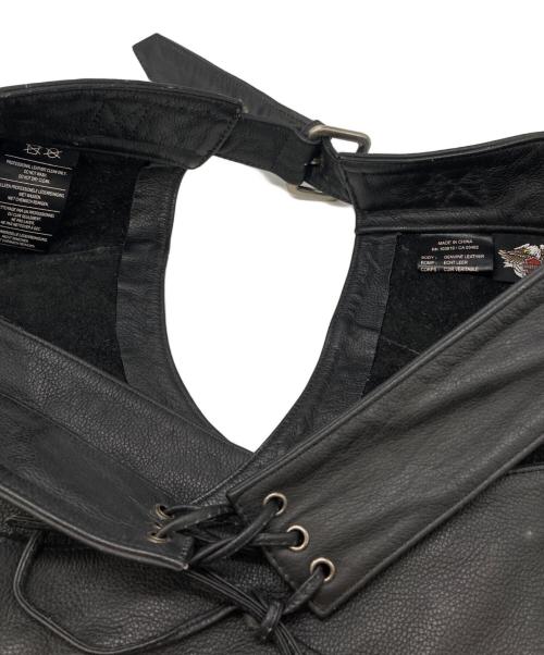 HARLEY-DAVIDSON（ハーレーダビッドソン）HARLEY-DAVIDSON (ハーレーダビッドソン) レザーチャップス ブラック サイズ:XLの古着・服飾アイテム