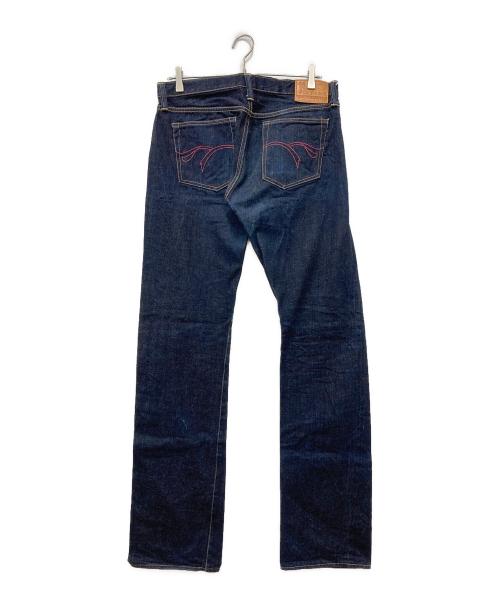 THE FLAT HEAD（ザ・フラットヘッド）THE FLAT HEAD (ザ・フラットヘッド) セルビッチデニムパンツ ブルー サイズ:W34の古着・服飾アイテム