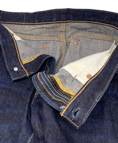 THE FLAT HEAD（ザ・フラットヘッド）THE FLAT HEAD (ザ・フラットヘッド) セルビッチデニムパンツ ブルー サイズ:W34の古着・服飾アイテム