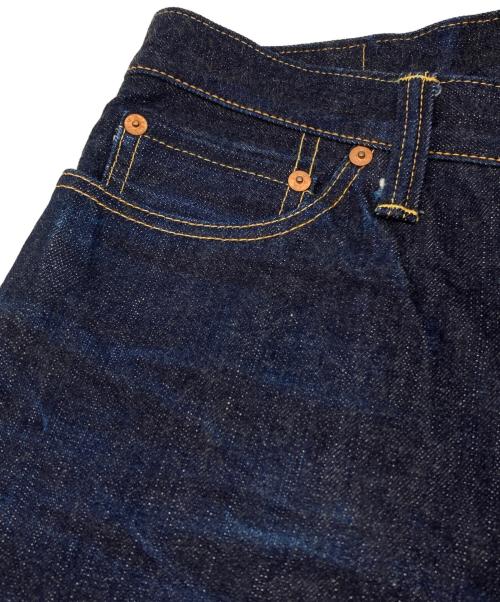 THE FLAT HEAD（ザ・フラットヘッド）THE FLAT HEAD (ザ・フラットヘッド) セルビッチデニムパンツ ブルー サイズ:W34の古着・服飾アイテム