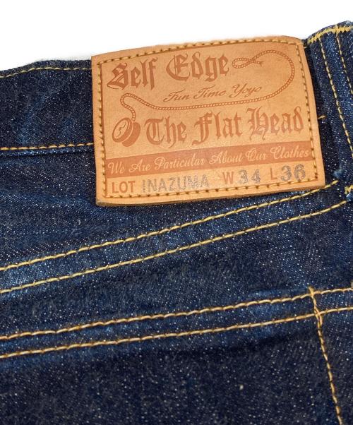 THE FLAT HEAD（ザ・フラットヘッド）THE FLAT HEAD (ザ・フラットヘッド) セルビッチデニムパンツ ブルー サイズ:W34の古着・服飾アイテム