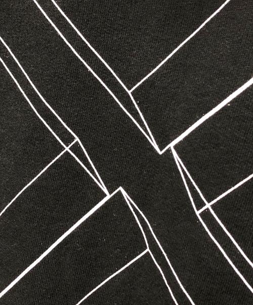 OFFWHITE（オフホワイト）OFFWHITE (オフホワイト) クロスアロージップパーカー ブラック サイズ:Lの古着・服飾アイテム