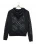OFFWHITE (オフホワイト) クロスアロージップパーカー ブラック サイズ:L：16000円