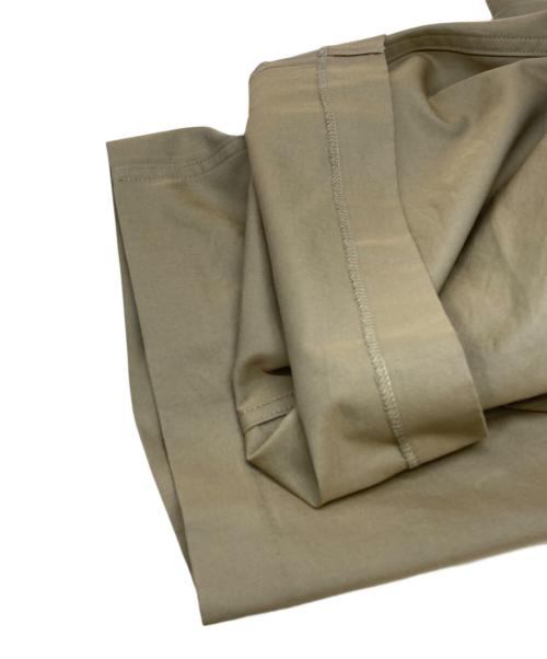 AURALEE（オーラリー）AURALEE (オーラリー) WASHED FINX SILK CHAMBRAY BELTED PANTS カーキ サイズ:4の古着・服飾アイテム