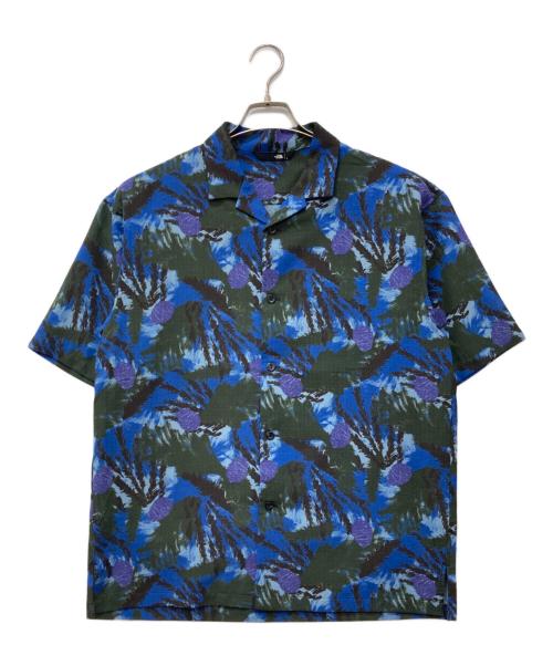 THE NORTH FACE（ザ ノース フェイス）THE NORTH FACE (ザ ノース フェイス) S/S Aloha Vent Shirt ブルー サイズ:Lの古着・服飾アイテム