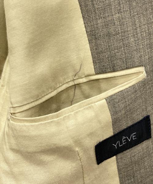 YLEVE（イレーヴ）YLEVE (イレーヴ) TOP OVERDYE SUMMER WOOL JK グレーの古着・服飾アイテム