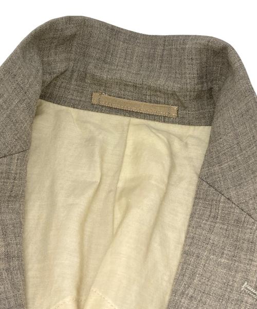 YLEVE（イレーヴ）YLEVE (イレーヴ) TOP OVERDYE SUMMER WOOL JK グレーの古着・服飾アイテム