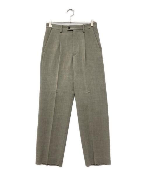 YLEVE（イレーヴ）YLEVE (イレーヴ) High Twist Summer Wool Oxford Trouser グレー サイズ:1の古着・服飾アイテム