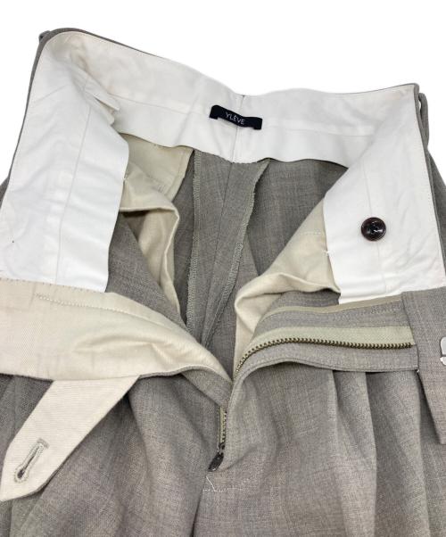 YLEVE（イレーヴ）YLEVE (イレーヴ) High Twist Summer Wool Oxford Trouser グレー サイズ:1の古着・服飾アイテム