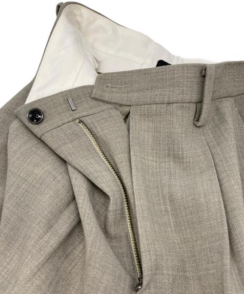 YLEVE（イレーヴ）YLEVE (イレーヴ) High Twist Summer Wool Oxford Trouser グレー サイズ:1の古着・服飾アイテム