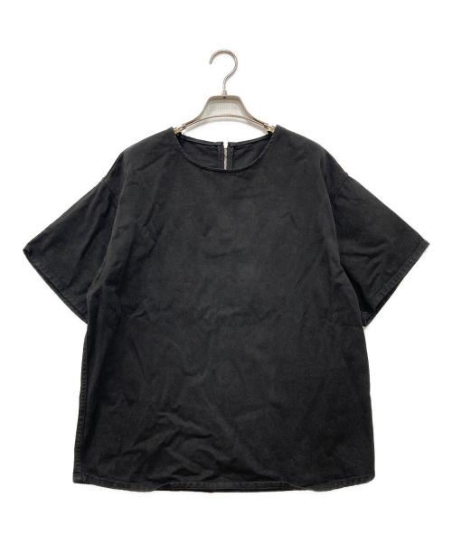 MM6 Maison Margiela（エムエムシックスメゾンマルジェラ）MM6 Maison Margiela (エムエムシックスメゾンマルジェラ) オーバーサイズSSカットソー ブラック サイズ:40の古着・服飾アイテム