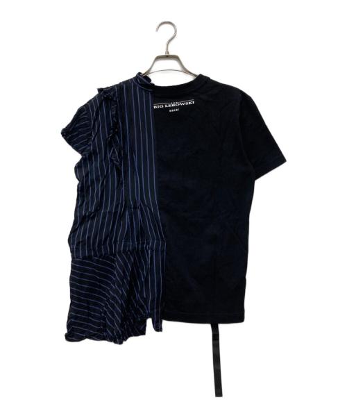 sacai（サカイ）sacai (サカイ) The Big Lebowski ドッキングTシャツ ブラック サイズ:1の古着・服飾アイテム