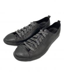 PRADA SPORTS（プラダスポーツ）の古着「レザースニーカー」｜ブラック