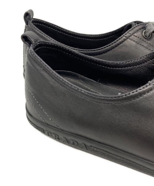 PRADA SPORTS（プラダスポーツ）PRADA SPORTS (プラダスポーツ) レザースニーカー ブラック サイズ:10の古着・服飾アイテム