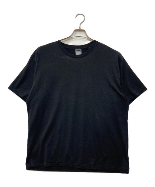 WITT（ウィット）WITT (ウィット) SUPER 160‘s MELINO WOOL GLITTER T-SHITS ブラック サイズ:OSの古着・服飾アイテム
