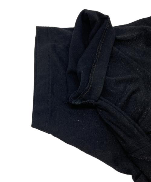WITT（ウィット）WITT (ウィット) SUPER 160‘s MELINO WOOL GLITTER T-SHITS ブラック サイズ:OSの古着・服飾アイテム