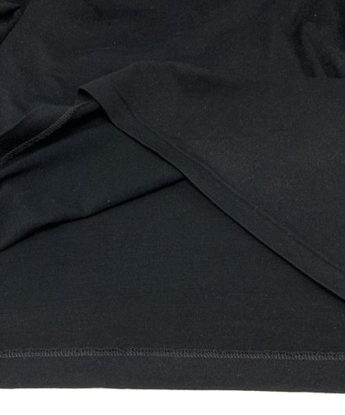 WITT（ウィット）WITT (ウィット) SUPER 160‘s MELINO WOOL GLITTER T-SHITS ブラック サイズ:OSの古着・服飾アイテム