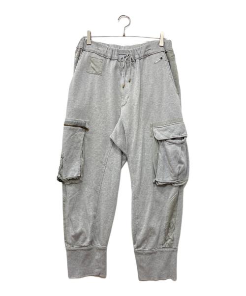 Yves Saint Laurent（イヴサンローラン）Yves Saint Laurent (イヴサンローラン) スウェットカーゴパンツ グレー サイズ:Mの古着・服飾アイテム