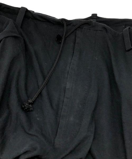 Yohji Yamamoto pour homme（ヨウジヤマモト プールオム）Yohji Yamamoto pour homme (ヨウジヤマモト プールオム) コットンイージーパンツ ブラック サイズ:3の古着・服飾アイテム