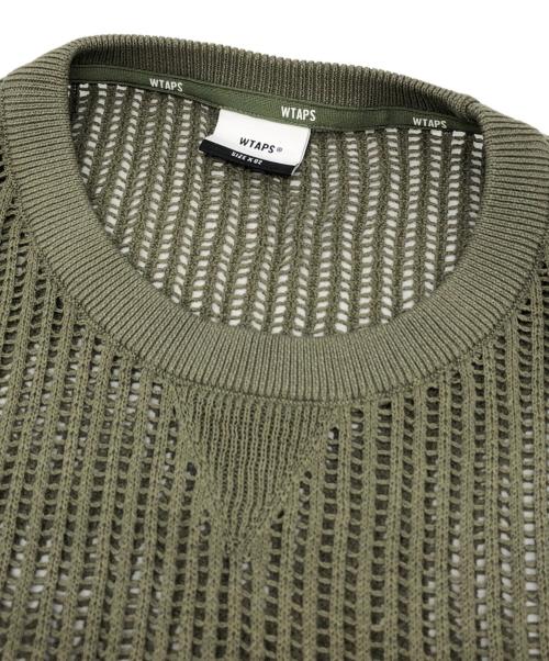 WTAPS（ダブルタップス）WTAPS (ダブルタップス) GHILL SWEATER COTTON オリーブ サイズ:02の古着・服飾アイテム