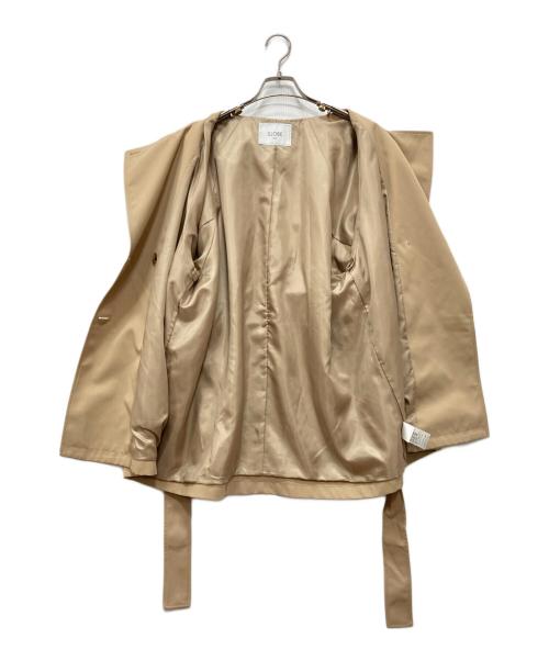 SLOBE IENA（スローブ イエナ）SLOBE IENA (スローブ イエナ) 撥水ミドルトレンチコート ベージュ サイズ:38の古着・服飾アイテム