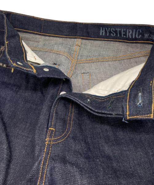 Hysteric Glamour（ヒステリックグラマー）Hysteric Glamour (ヒステリックグラマー) リジッドバギーストレートデニムパンツ インディゴ サイズ:28の古着・服飾アイテム