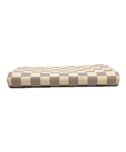 LOUIS VUITTON（ルイ ヴィトン）LOUIS VUITTON (ルイ ヴィトン) ダミエ・アズール ジッピーウォレット ホワイト×ピンク サイズ:下記参照の古着・服飾アイテム