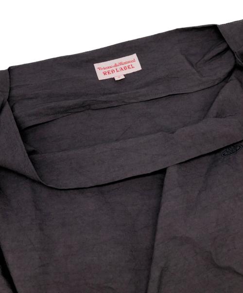 Vivienne Westwood RED LABEL（ヴィヴィアンウエストウッドレッドレーベル）Vivienne Westwood RED LABEL (ヴィヴィアンウエストウッドレッドレーベル) オーブ刺繍ワンピース パープル サイズ:2の古着・服飾アイテム