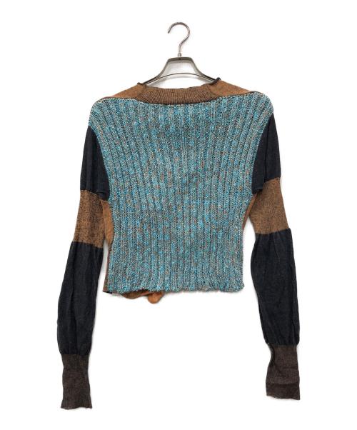 Vivienne Westwood RED LABEL（ヴィヴィアンウエストウッドレッドレーベル）Vivienne Westwood RED LABEL (ヴィヴィアンウエストウッドレッドレーベル) アシンメトリーニットカーディガン ブラウン サイズ:00の古着・服飾アイテム