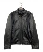 Schottショット）の古着「SHEEP LEATHER 70’S シングルライダースジャケット」｜ブラック
