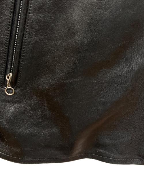 Schott（ショット）Schott (ショット) SHEEP LEATHER 70’S シングルライダースジャケット ブラック サイズ:2XLの古着・服飾アイテム