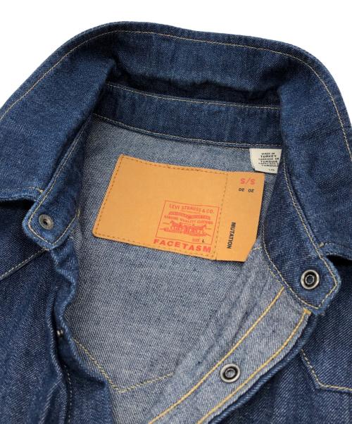 LEVI'S（リーバイス）LEVI'S (リーバイス) FACETASM (ファセッタズム) サイドラインデニムウエスタンシャツ インディゴ サイズ:Lの古着・服飾アイテム