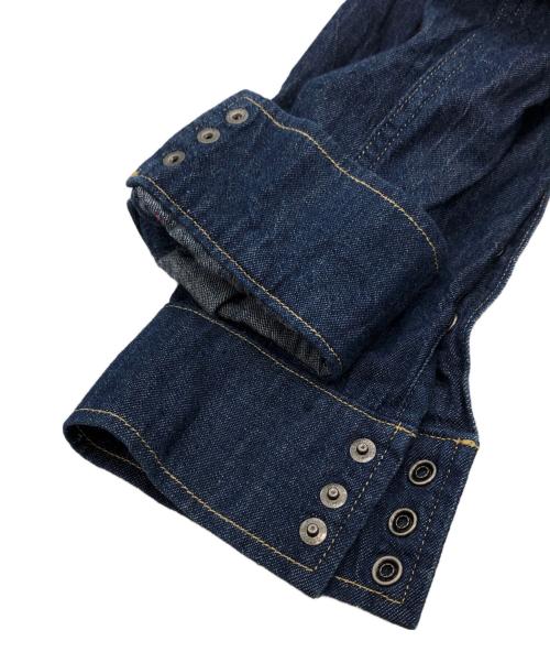 LEVI'S（リーバイス）LEVI'S (リーバイス) FACETASM (ファセッタズム) サイドラインデニムウエスタンシャツ インディゴ サイズ:Lの古着・服飾アイテム